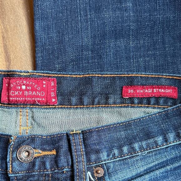 Lucky Brand Dark Blue 361 Vintage Straight Relaxed Jeans - Picture 2 of 5